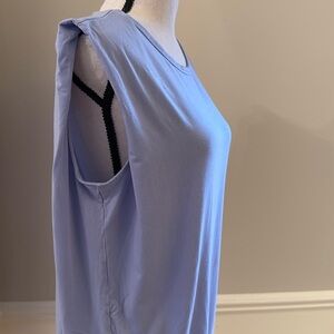 Aritzia Wilfred Women M Sleeveless Blue Top Shirt